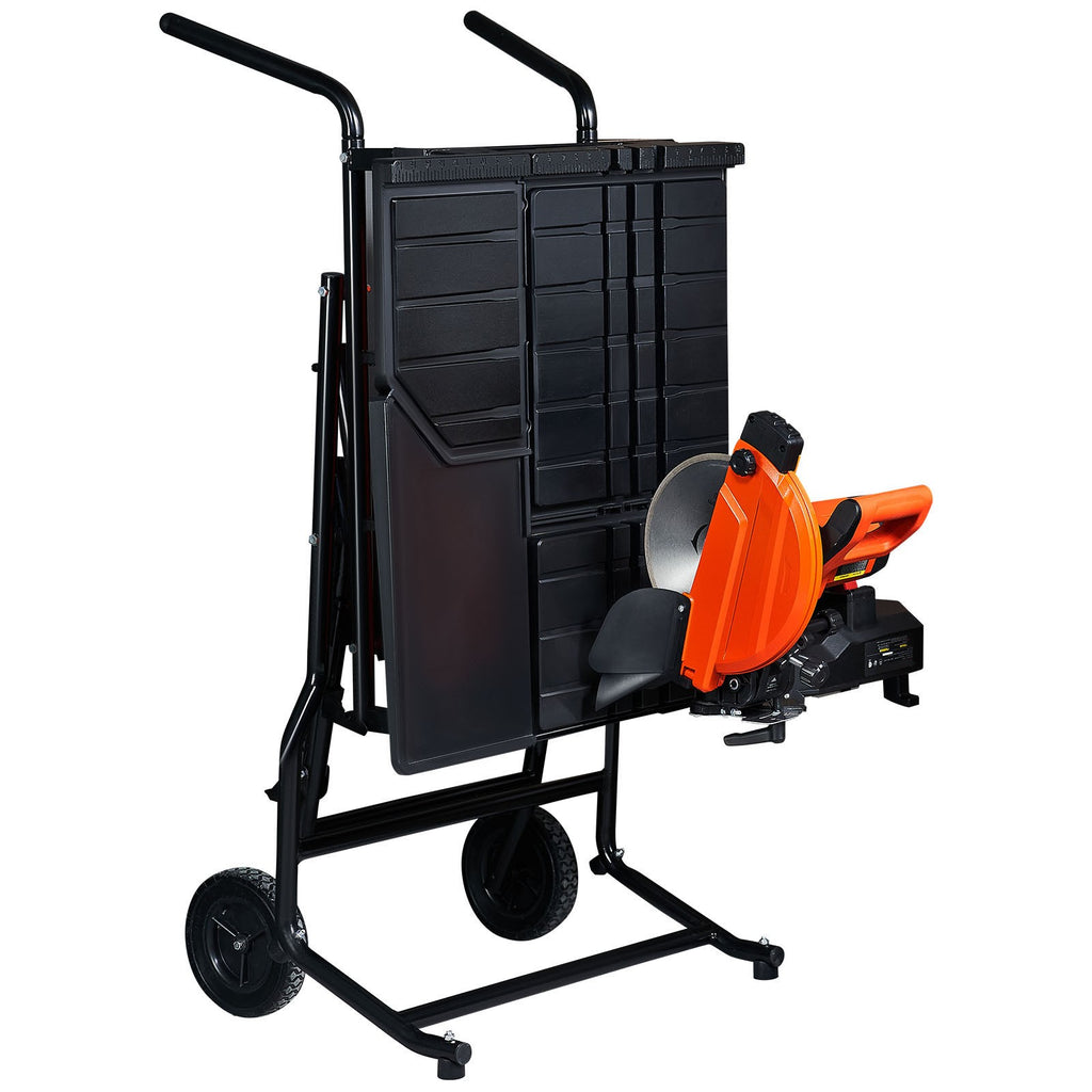 Wet Tile Saw with Stand Tile Cutter 10-Inch 65Mn Steel Blade 4500 RPM