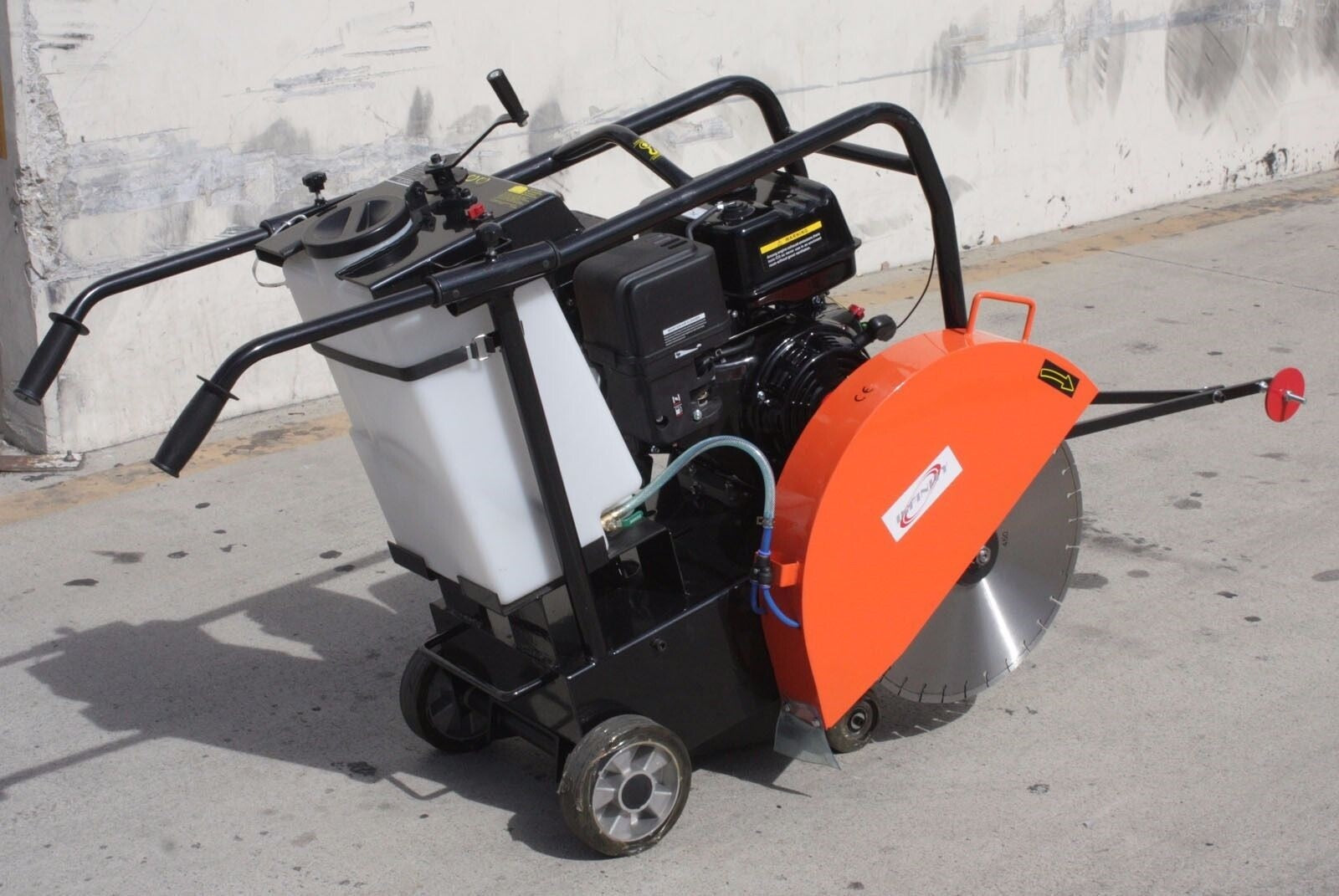 14HP 420Cc Gas Power Walk behind 18" Asphalt Concrete Cement Rebar Floor Cut Saw