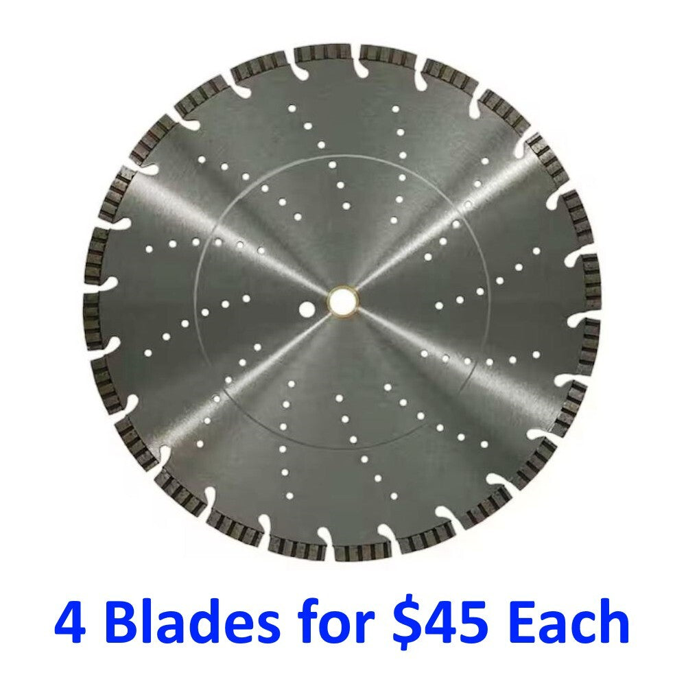 14" TURBO SEGMENT DIAMOND SAW BLADE - Concrete / Masonry / Stone / Pavers / Roof