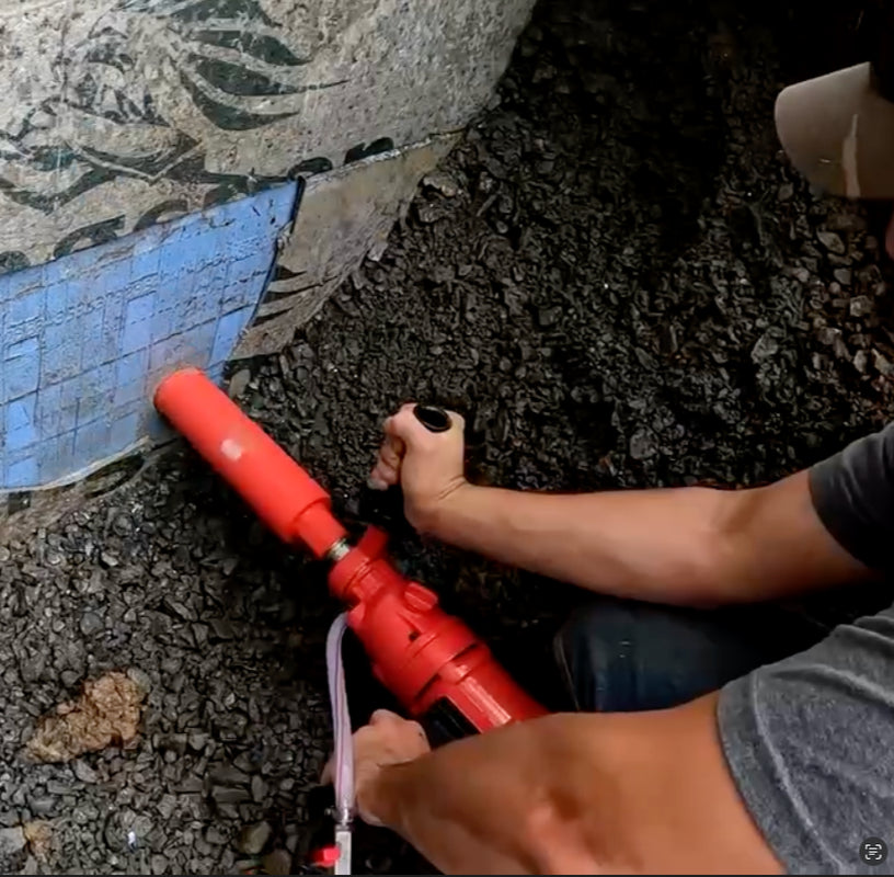 BLUEROCK ® 4Z1 Handheld Portable Concrete Asphalt Brick Stone Diamond Core Drill