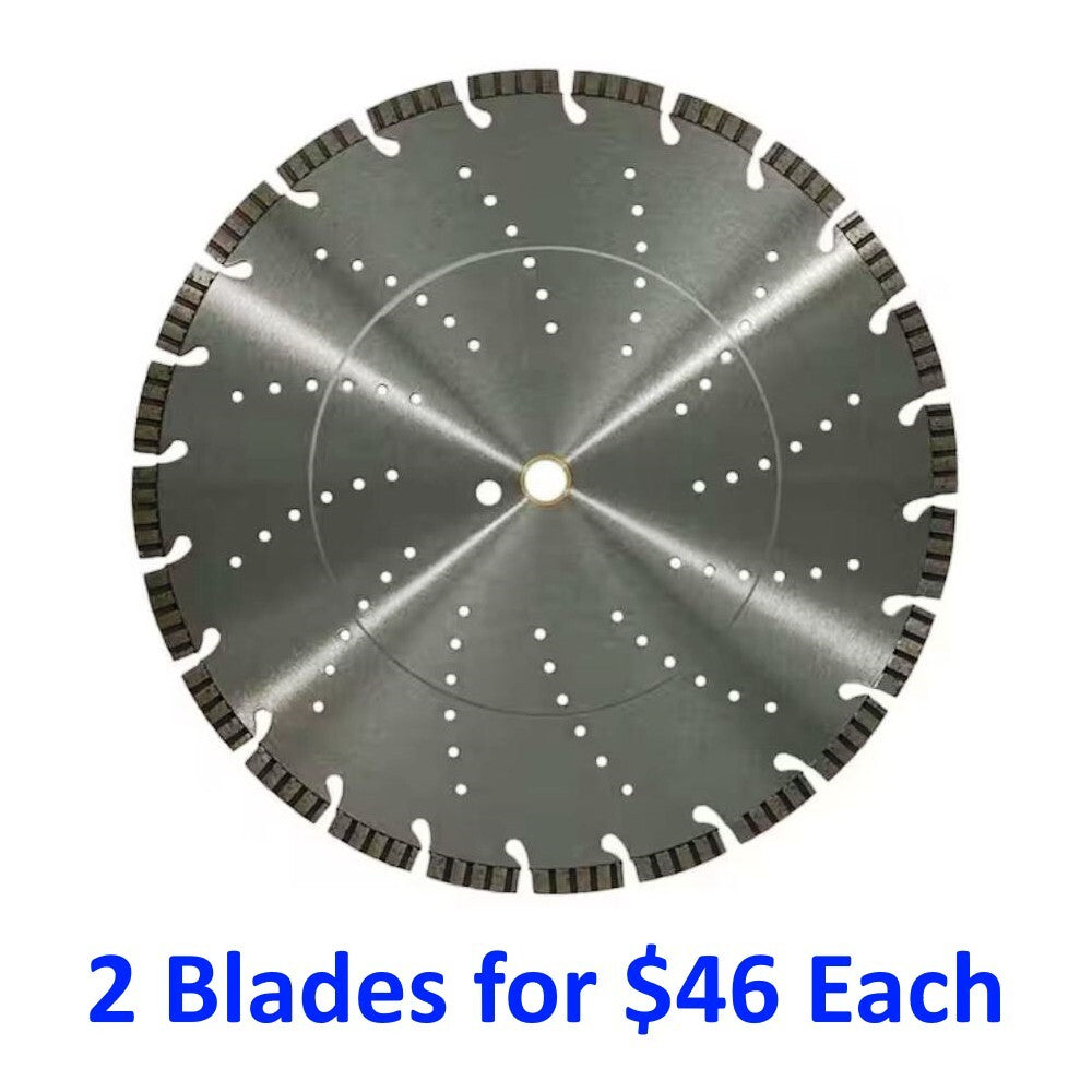 14" TURBO SEGMENT DIAMOND SAW BLADE - Concrete / Masonry / Stone / Pavers / Roof