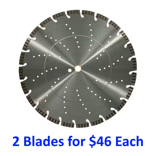 14" TURBO SEGMENT DIAMOND SAW BLADE - Concrete / Masonry / Stone / Pavers / Roof