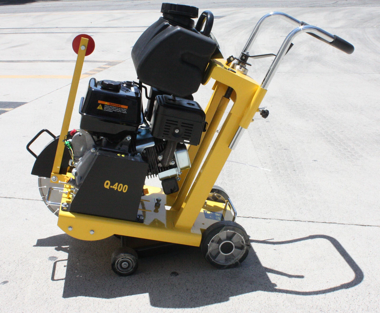 420Cc 14HP Gas Power Walk behind Push Pavement Concrete 16" Cut off Saw W/ Blade