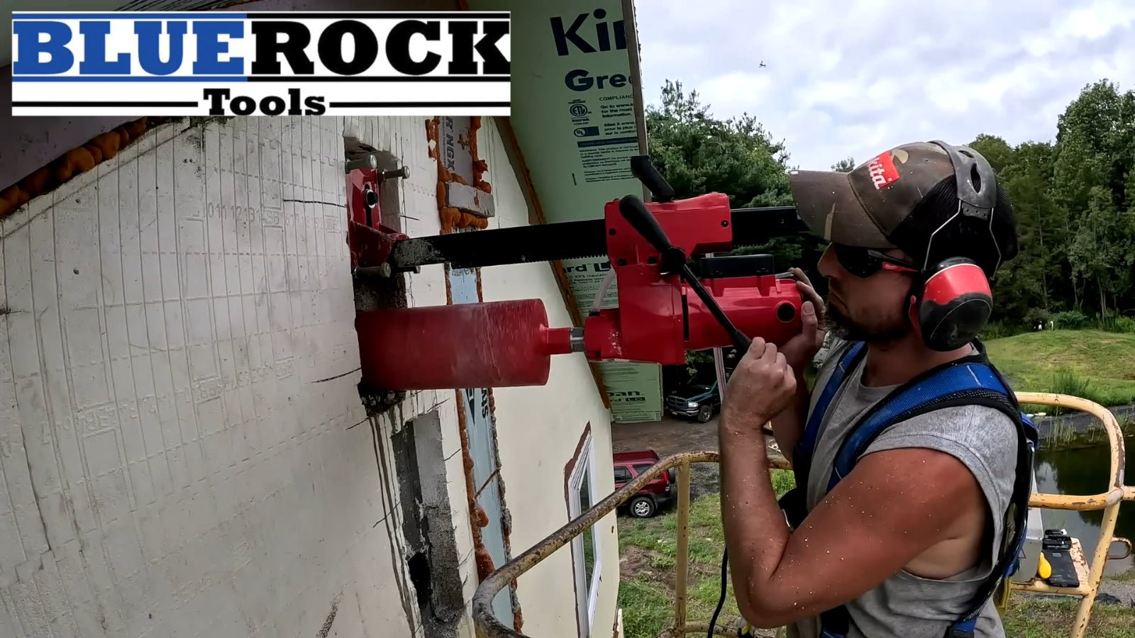 BLUEROCK TOOLS Model 8Z1 CORE DRILL CONCRETE CORING HIGH QUALITY