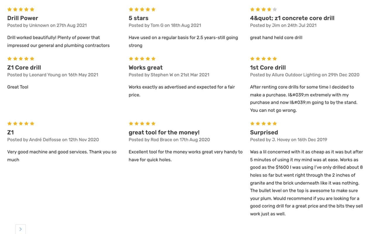 BLUEROCK ® 4Z1 Handheld Portable Concrete Asphalt Brick Stone Diamond Core Drill